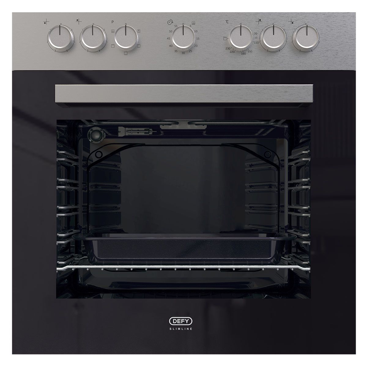 Defy - DBO 485 Slimline Oven- Static- Stainless Steel- Undercounter